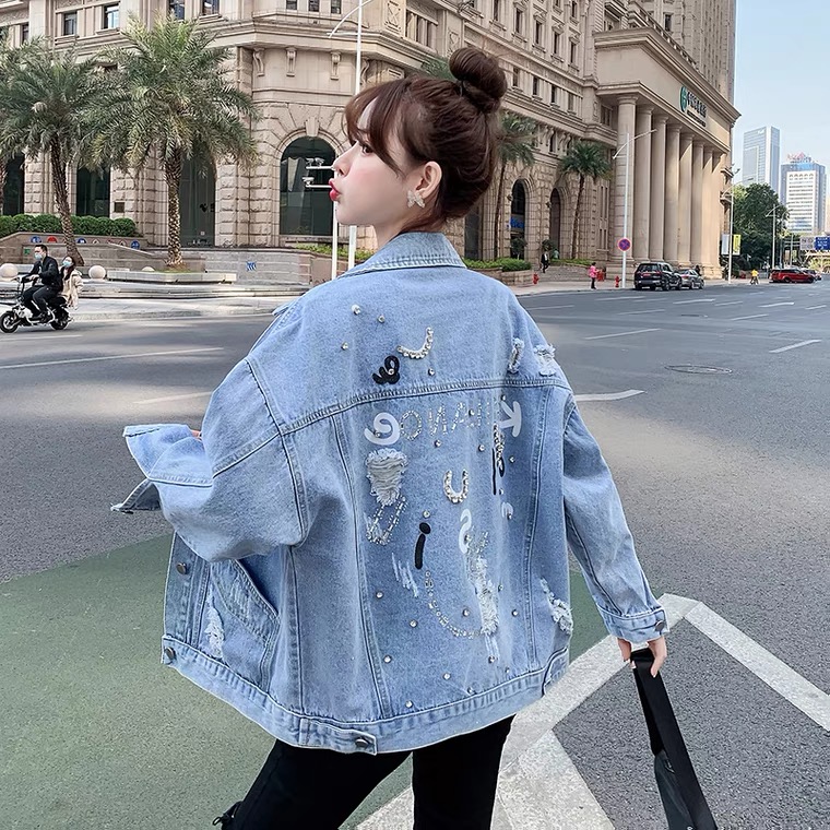女装杂款牛仔外套款式货源多多