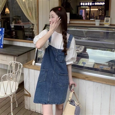 女装杂款牛仔背带裙裤新款多多