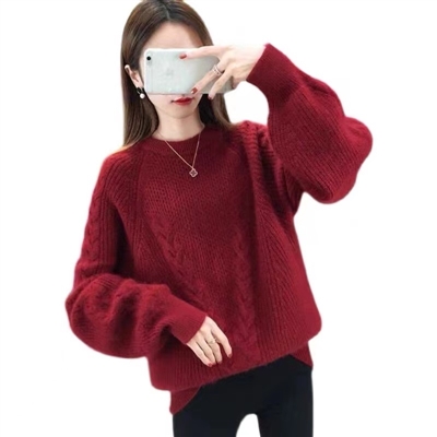 杂款女装韩版宽松毛衣有货处理全清价8元一件.适合各大市场．联系微信扫一扫图片二维码
